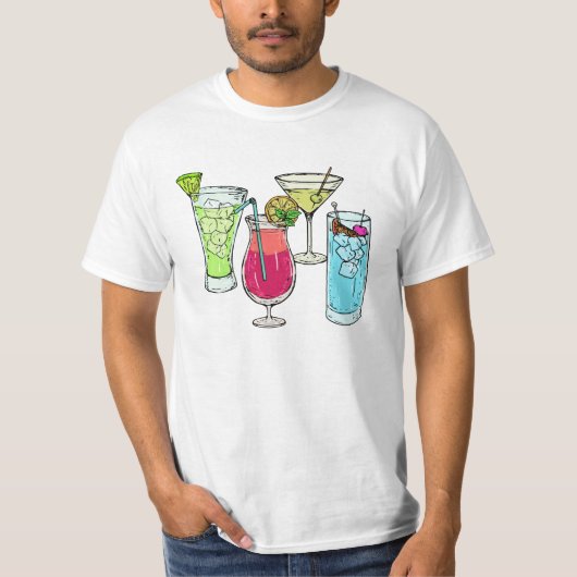 夏のカクテルシャツ&ジャケット Tシャツ (正面)