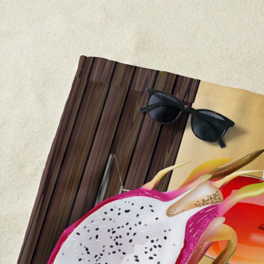 夏のカクテル ビーチタオル (インサイチュ)