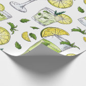 夏のカクテル ラッピングペーパー (角)