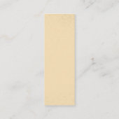 夏のカス読タマイズ可能ミニブックマーク コーリングカード (裏面)