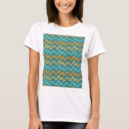 夏のカッコいいパターン Tシャツ (正面)