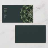 夏のカムフラージュの万華鏡のように千変万化するパターン 名刺 (正面/裏面)