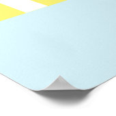 夏のカラフルなモザイク、スイカ キウイ フルーツ ポスター (角)