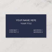 夏のカラフルストライプ 名刺 (裏面)