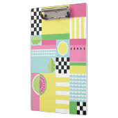 夏のカラフルモザイク、スイカのキウイフルーツ クリップボード (左)