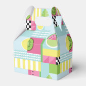 夏のカラフルモザイク、スイカのキウイフルーツ フェイバーボックス (裏面サイド)