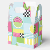 夏のカラフルモザイク、スイカのキウイフルーツ フェイバーボックス (オープン)