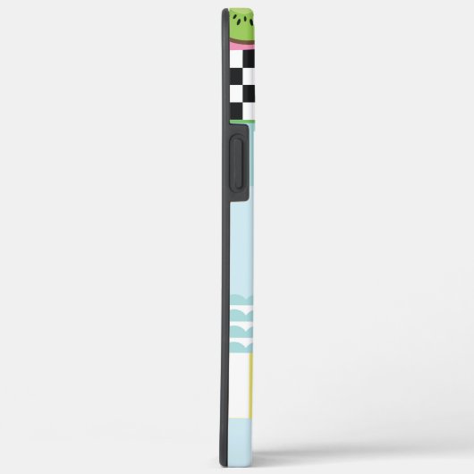 夏のカラフルモザイク、スイカのキウイフルーツt Case-Mate iPhoneケース (裏面 / 右)