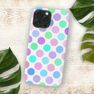 夏のカラフル光水玉模様アートパターン iPhone 15 PRO MAXケース