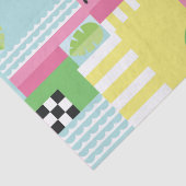 夏のカラフル果実モザイク模様 薄葉紙 (詳細)