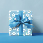 夏のカラフル熱帯花パターン ラッピングペーパーシート