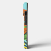 夏のカラフル熱帯青空と緑の庭 Case-Mate iPhoneケース (裏面 / 左)