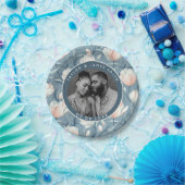 夏のカラフル結婚披露宴のチューリッププレート ペーパープレート (パーティー)