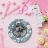 夏のカラフル結婚披露宴のチューリッププレート ペーパープレート (パーティー)