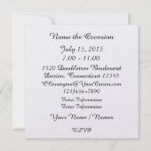 夏のカリキュラムパーティー 招待状 (裏面)