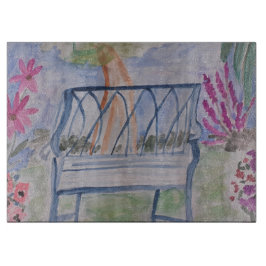 夏のガーデンベンチ カッティングボード