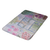 夏のガーデンベンチ バスマット (アングル)