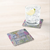 夏のガーデンベンチ ペーパーコースター (インサイチュ)