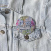 夏のガーデンベンチ 缶バッジ (インサイチュ)