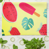 夏のキッチンタオル キッチンタオル (折り畳み)