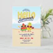 夏のキャラクター招待状 招待状 (スタンド正面)