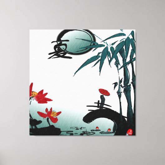 夏のキャンバスプリント キャンバスプリント (正面)