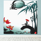 夏のキャンバスプリント キャンバスプリント (インサイチュ (ウッドフロア))