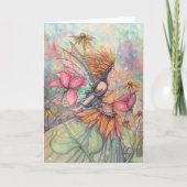 夏のクイーンフェアリーのアートワーク空白の内 カード (正面)