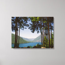夏のクッシュマン湖 キャンバスプリント