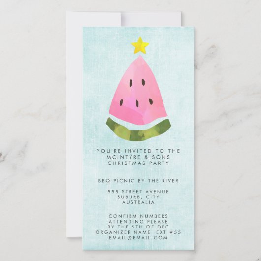 夏のクリスマスクリスマスワークスタッフパーティーBBQ (正面)