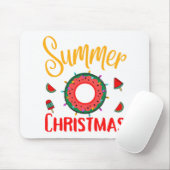 夏のクリスマス7月 マウスパッド (マウス)