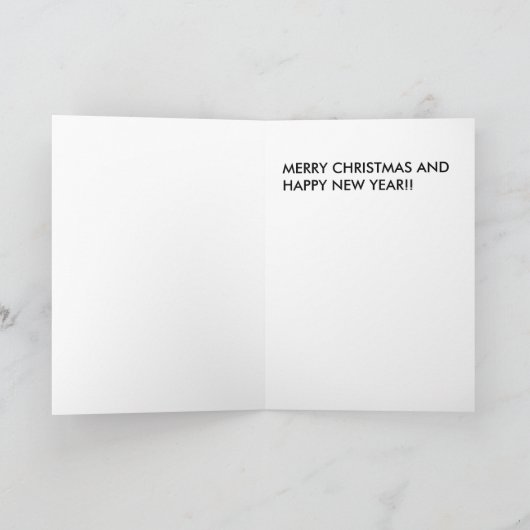 夏のクリスマス シーズンカード (内部)