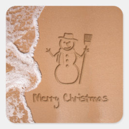 夏のクリスマス スクエアシール