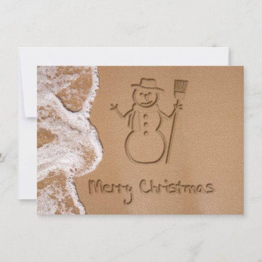 夏のクリスマス 招待状 (正面)