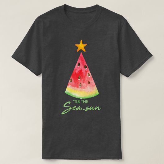 夏のクリスマス Tシャツ (デザイン正面)