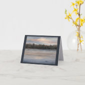 夏のクール夕べ カード (黄色い花)