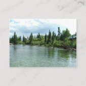 夏のグランドテトン国立公園 名刺 (裏面)