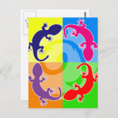 夏のゲッポップ・アートのコ ポストカード (正面/裏面)