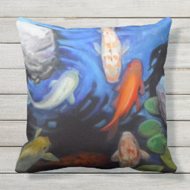 夏のコイ大型アウトドアピロー クッション