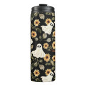 夏のゴシック幽霊とヒマワリ不気味 タンブラー (正面)