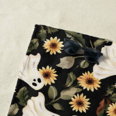 夏のゴシック幽霊とヒマワリ不気味 ビーチタオル (インサイチュ)