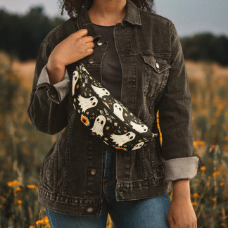 夏のゴシック幽霊とヒマワリ不気味 ファニーパック