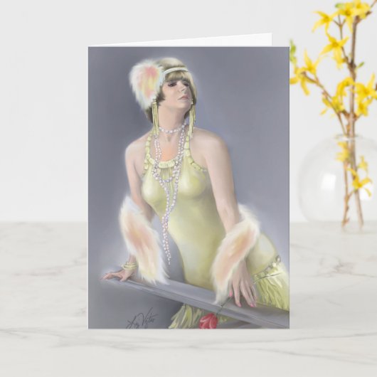 夏のサイレンのグリーティングカード カード (黄色い花)