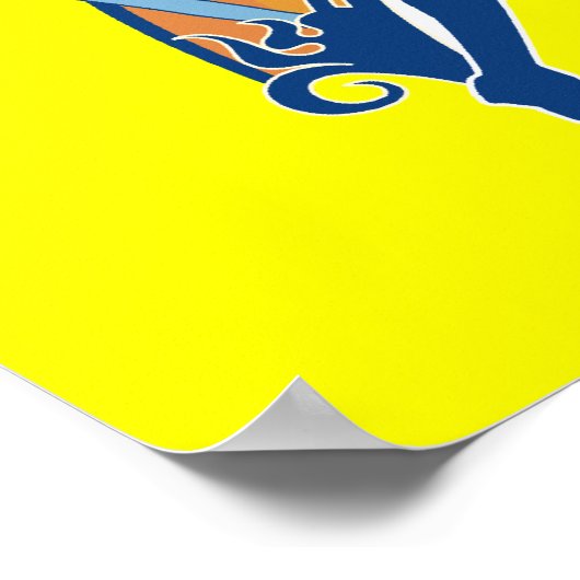 夏のサッカー ポスター (角)