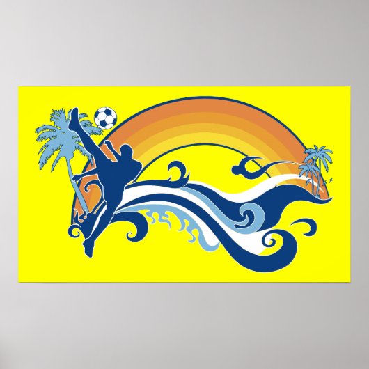 夏のサッカー ポスター (正面)