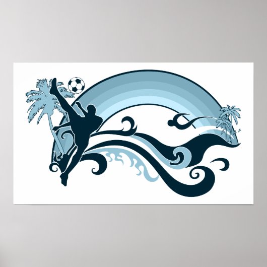 夏のサッカー ポスター (正面)