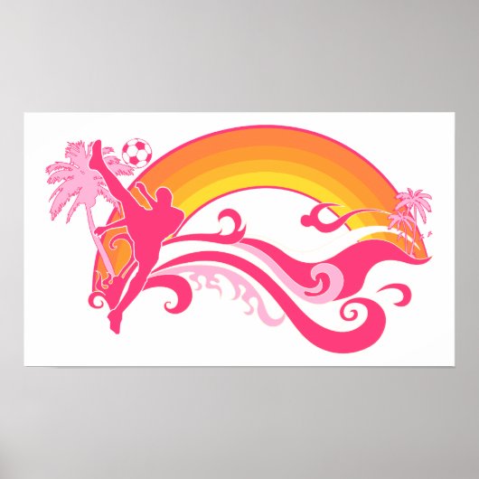 夏のサッカー ポスター (正面)