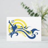 夏のサッカー 招待状 (スタンド正面)