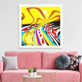 夏のサンシャインアート キャンバスプリント (インサイチュ (リビング))