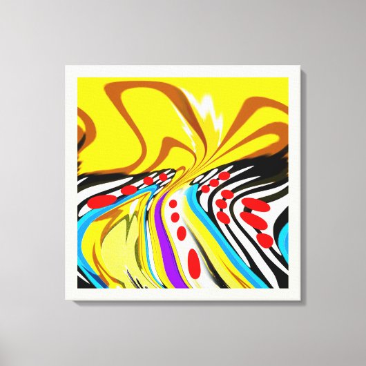 夏のサンシャインアート キャンバスプリント (正面)